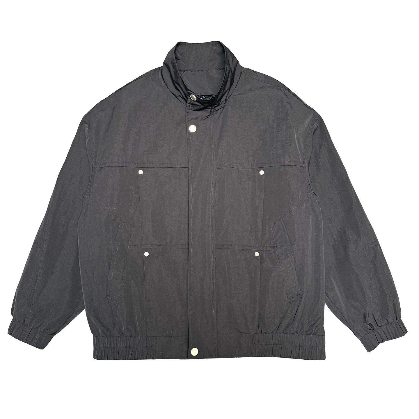 WT79-特P148-控198-M-3XL-聚酯纤维美系硬派拉领夹克钉扣缝合,男装夹克,电商A216