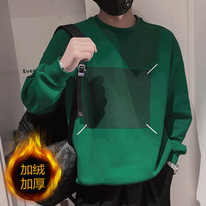 WY87-特P55 控78 加绒特P60 2023秋季潮牌卫衣男套头痞帅小伙卫衣图片