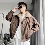 Y122-P138-控178-M-3XL-聚酯纤维座山雕棉衣，男装棉衣，电商A216