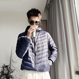 Y136-P128-聚酯纤维50绒（50-100）排骨格连帽羽绒棉服，男装棉衣，电商A216