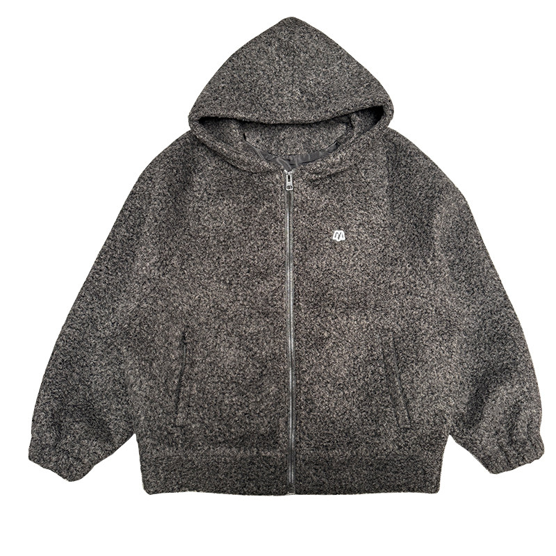 WT69-P158-控208-M-3XL面料85%涤纶15%人棉连帽仿呢子外套宽,男装夹克,电商A216