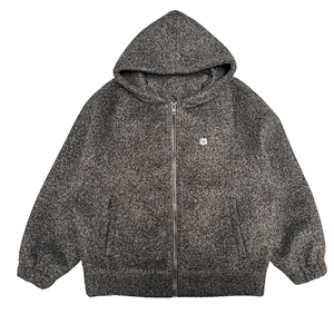 WT69-P158-控208-M-3XL面料85%涤纶15%人棉 连帽仿呢子外套 宽图片