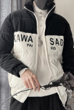 Y80-P128控1682023新棉袄设计感冬季撞色男痞帅加厚立领棉衣，男装棉衣，电商A216