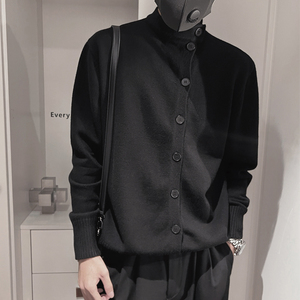 MX119-特P98 控138 2023冬季美拉德设计感毛衣男打底开衫针织衫咖图片