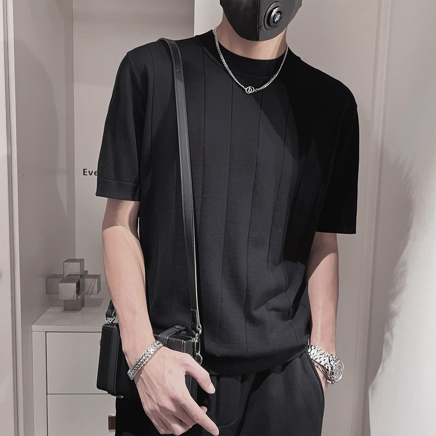 D170-P68-控98 M-3XL- 82%粘胶纤维 18%聚酯纤维 针织打底衫图片