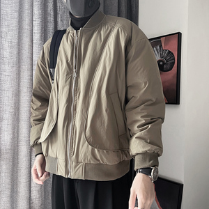 Y95-P238控318 外涤纶内50标羽绒日系短款羽绒立体浮袋设计图片