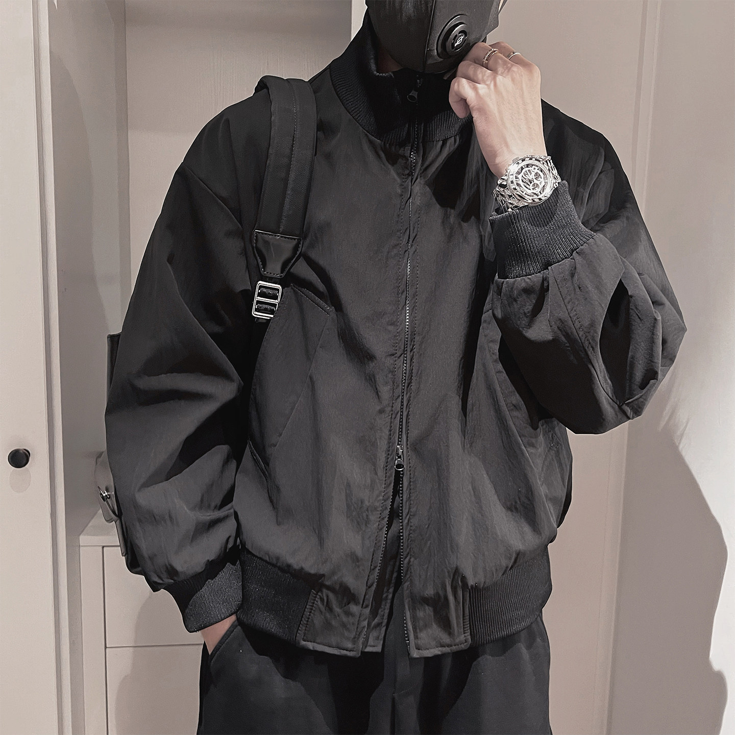 WT82-P88-控128-M-3XL-聚酯纤维 基础大口袋夹克图片