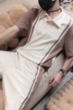 TZ51B-P88控138夏季短袖t恤套装薄短裤运动一套搭配男士两件套，男装休闲套装，电商A216