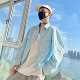 WT31-特P58控78涤纶男士休闲亮色潮牌短款社会小伙衣外套兰，女装短外套，电商A216