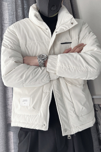 Y79-P128控168 2023新款棉服男冬季潮牌棉衣男士冬装修身痞帅外套图片