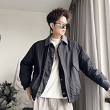 Y109B-P198-控265聚酯纤维假两件拼牛仔薄羽绒服50绒单件含，男装羽绒服，电商A216