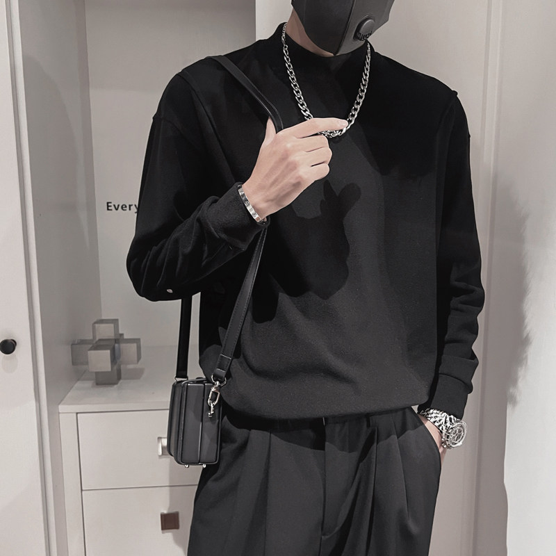CX35-P48-控68-M-3XL90%聚酯纤维10%氨纶德绒打底衫,男装T恤,电商A216