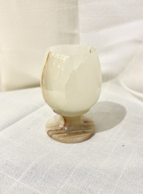 You物天然大理石手工杯子装饰摆件现代简约中古创意软装装饰品