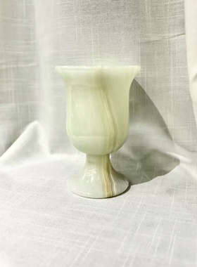 You物天然大理石花器装饰摆件卧室客厅浴室样板房软装家居饰品