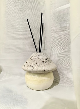 You物天然大理石香薰空杯摆件卧室客厅浴室样板房软装家居饰品