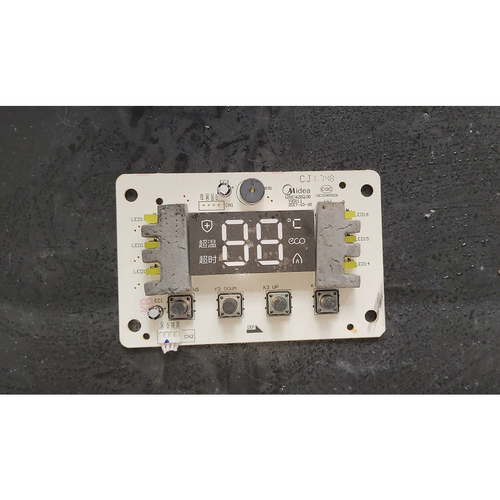 适用美的燃气热水器显示板按键板12HC422Q.08