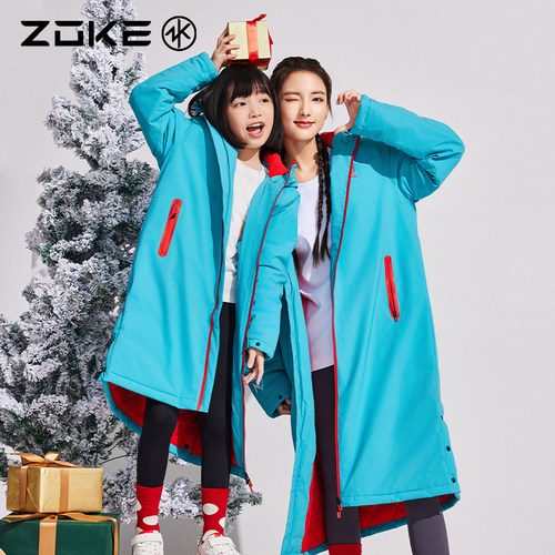 洲克领奖服套装长款棉服