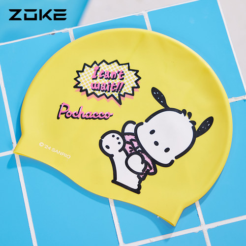 洲克硅胶泳帽防水护发护耳不勒头