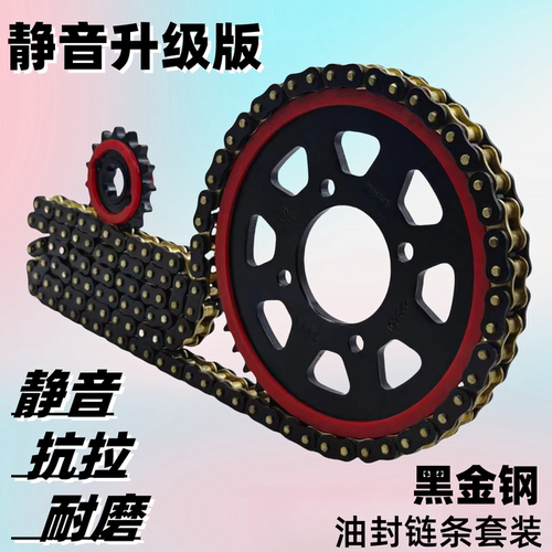 GR150GA150静音链盘牙盘油封链条