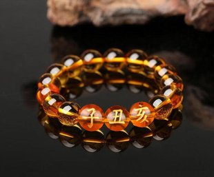 地支三会亥子丑水局手链地支三会水局生肖猪鼠牛水晶手链