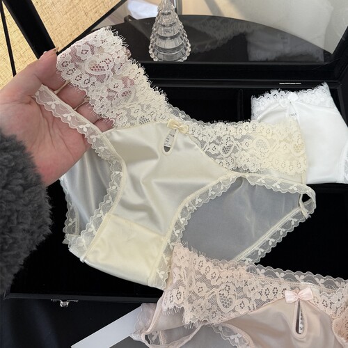 纯欲风性感蕾丝女三角裤女士