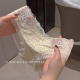 法式 高级蕾丝内裤 女款 2025新款 缎面冰丝无痕女士新款 中低腰抗菌
