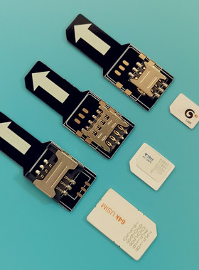 反方向MicroSIM转接卡电话卡PCB延长板MicroSIM无卡托工厂测试板