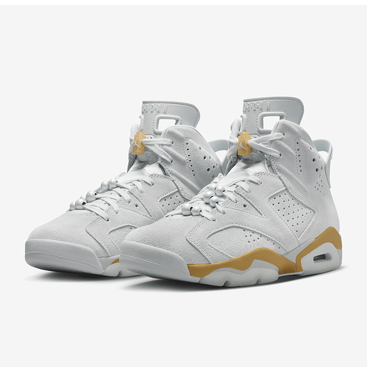 Nike/耐克女鞋Air Jordan 6 中帮舒适运动篮球休闲鞋DQ4914-074