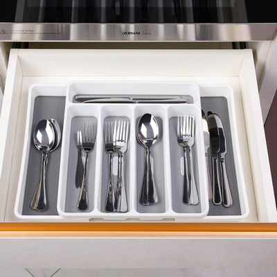 厨房橱柜刀叉餐具收纳盒筷子勺子分类柜内分格内置抽屉收纳分隔