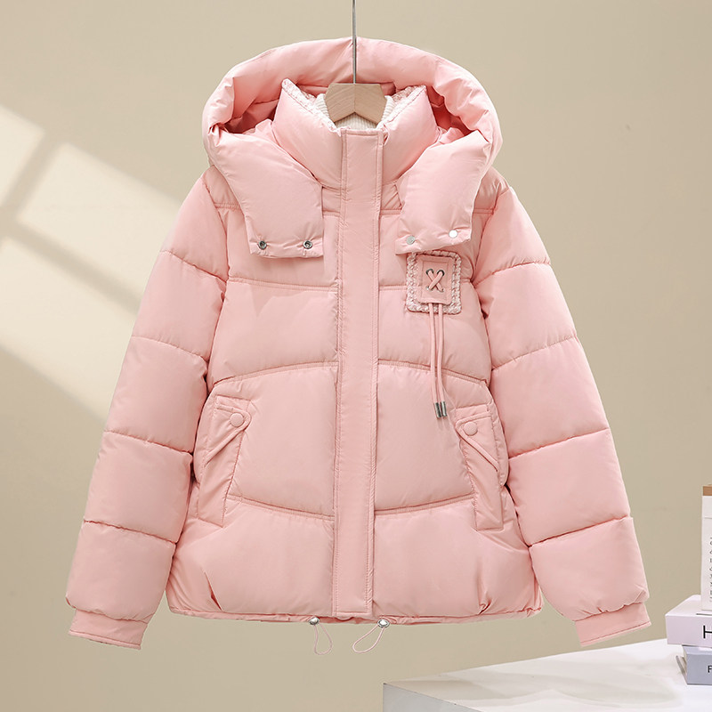 中学生棉服女短款2025新款棉衣