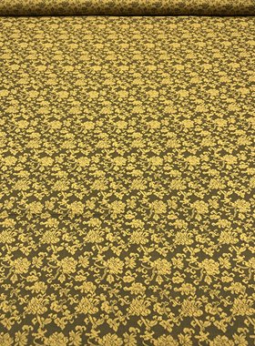 书画装裱材料织锦 黄色花纹织锦 锦盒包布 册页手卷布料日本面料