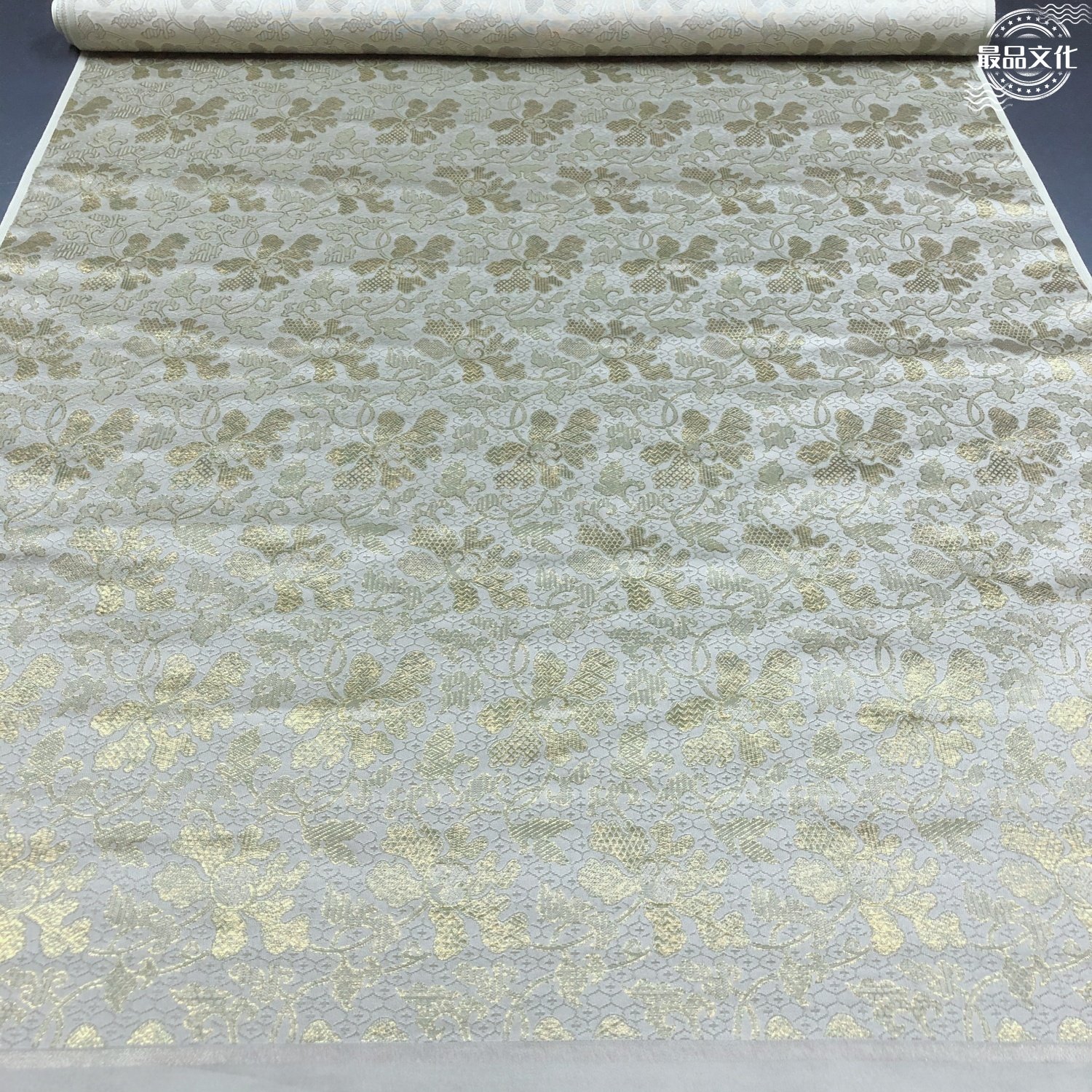 浅色素缎子书画装裱面料