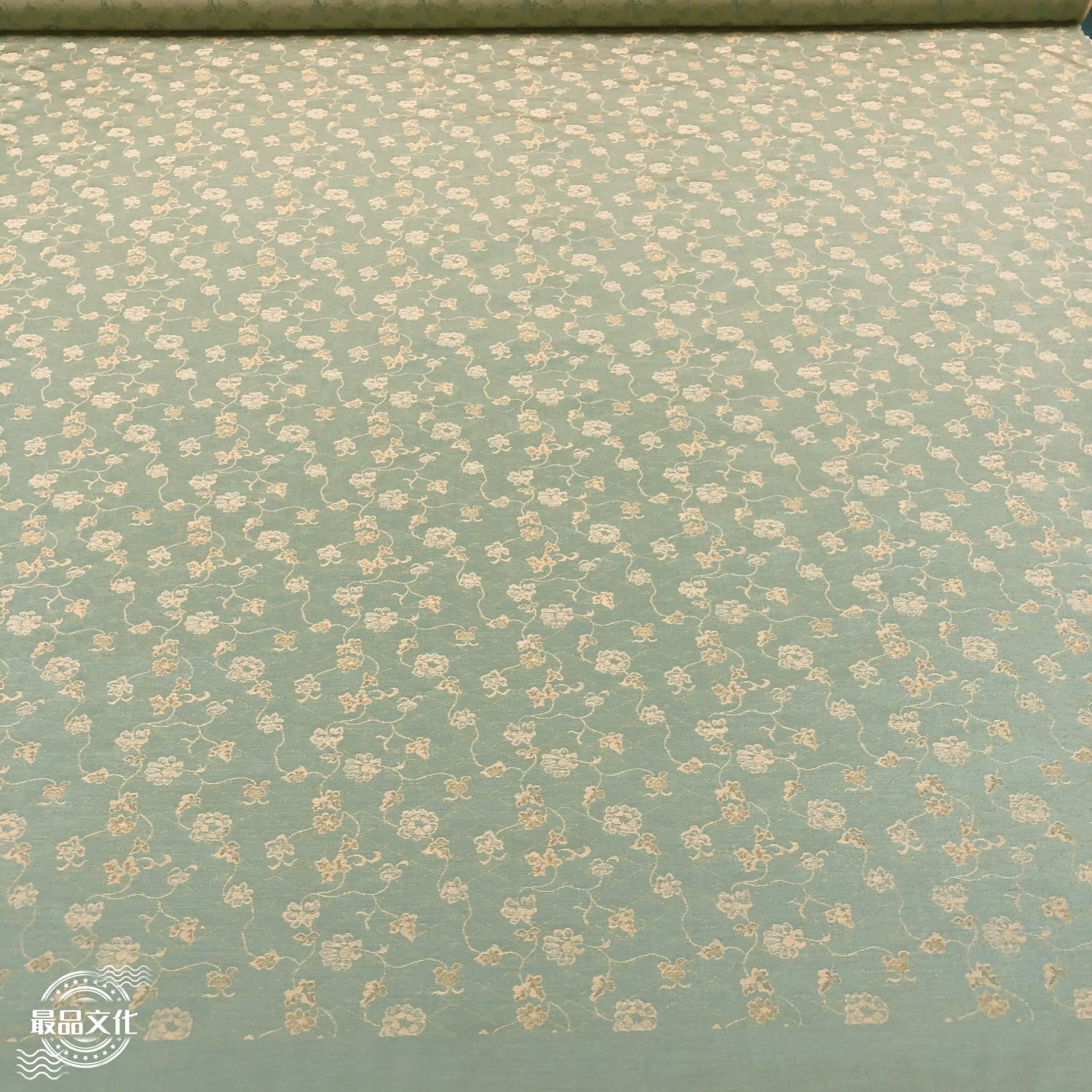 素雅西阵织缎子棉料手卷装裱布