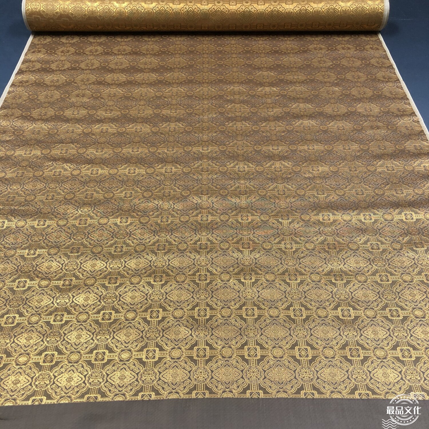 宝相纹书画装裱锦眉封面镜片