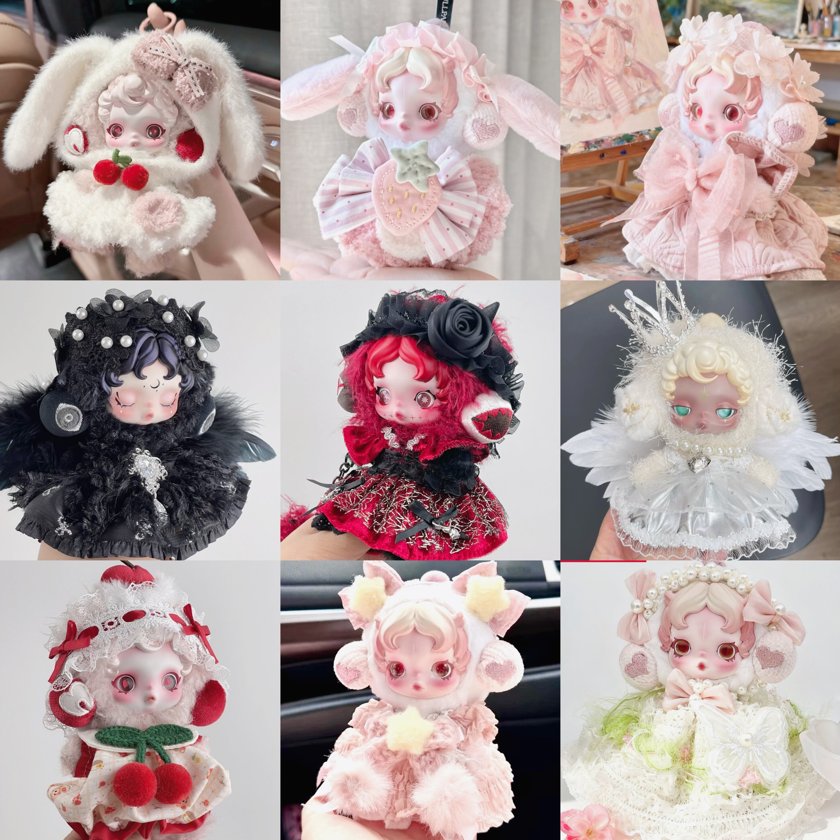 sp娃衣毛绒泡泡娃娃玩偶衣服套装不眠剧场公主裙头饰替换装光织园