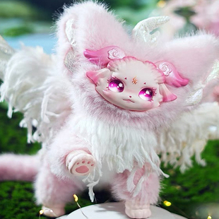 正版德必胜森野星漫二代塘胶可动毛绒幻想生物可爱女生手办礼物