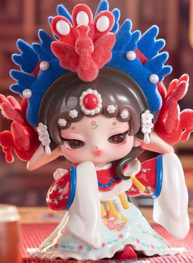 正版Ruby拾遗京剧系列盲盒可爱摆件玩具潮玩公仔手办创意礼物女