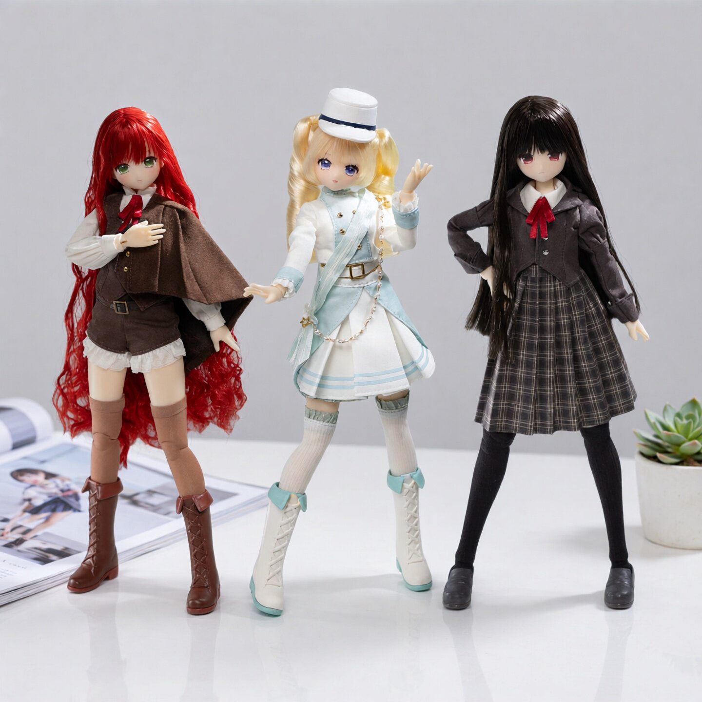 正版集合少女归宅部齐刘海盲盒