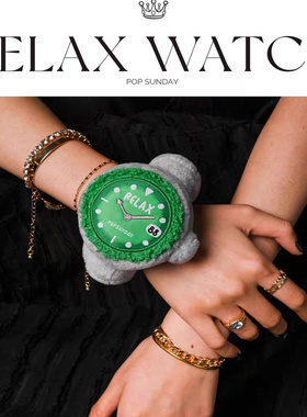 正版POP SUNDAY Relax手表盲盒毛绒潮玩手饰包包挂件女生生日礼物