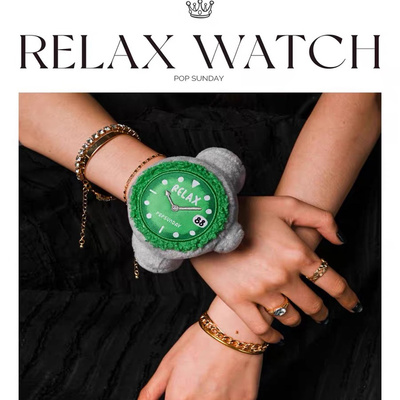 正版Relax手表盲盒绿水鬼挂件