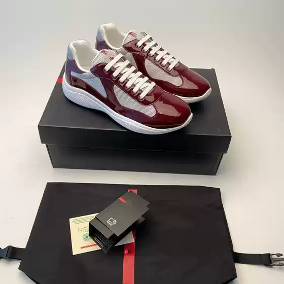 Cross-Border Foreign Trade P Brand 25Ss New Casual Shoes, the Most Stylish America's Cup Lace-Up Sports Casual Commuter Running Shoes