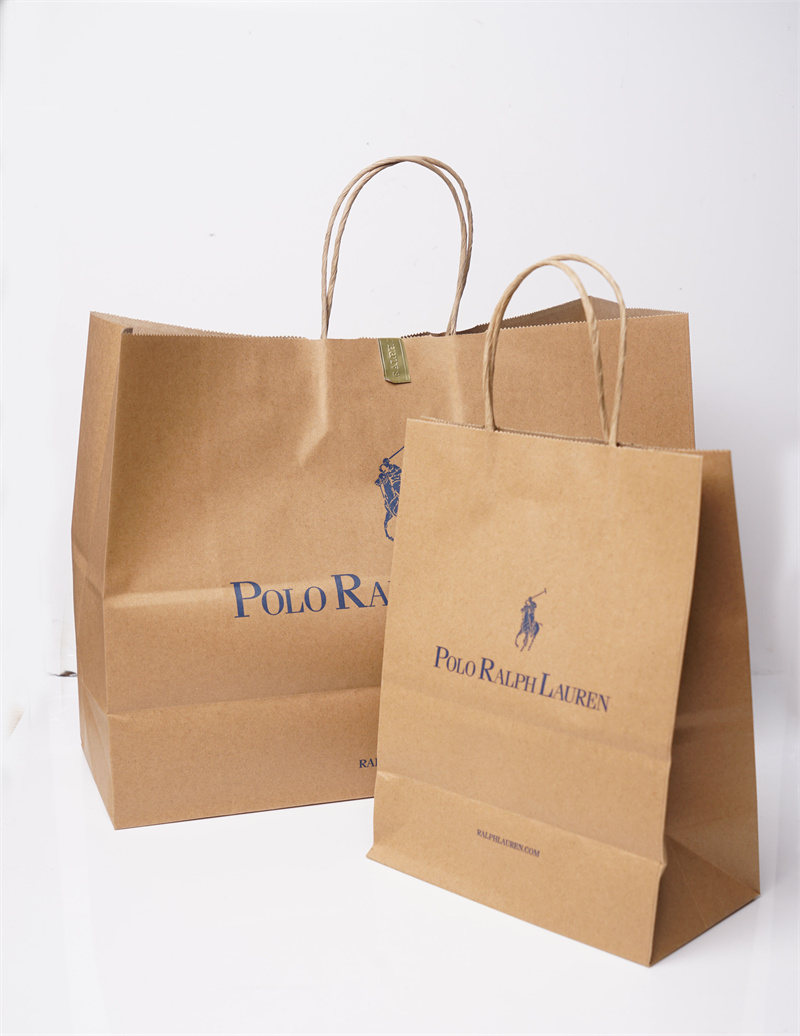 Polo Ralph Lauren 拉夫劳伦 牛皮纸购物袋 包装袋