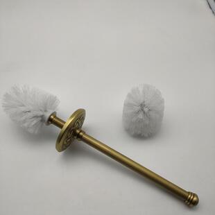 欧式浴室马桶刷杆1.5ccm螺纹马桶刷通用实用配件刷头清洁预留刷子