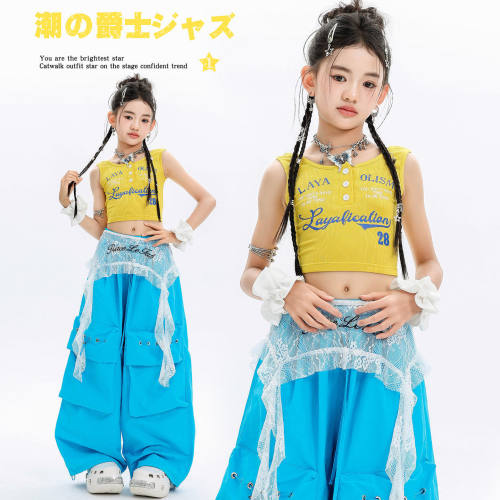女童爵士舞服装模特走秀时尚演出