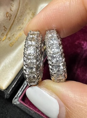 推荐）judith6号通体925银耳圈华丽高ji麻花扭纹复古女礼物银耳环