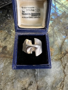 Lp芬兰通体925银戒指男女指环抽象设计冰山雕塑造型设计LAPPONIA