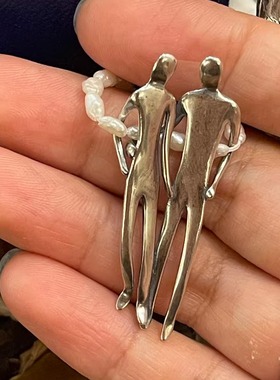 银项链925vintage情侣