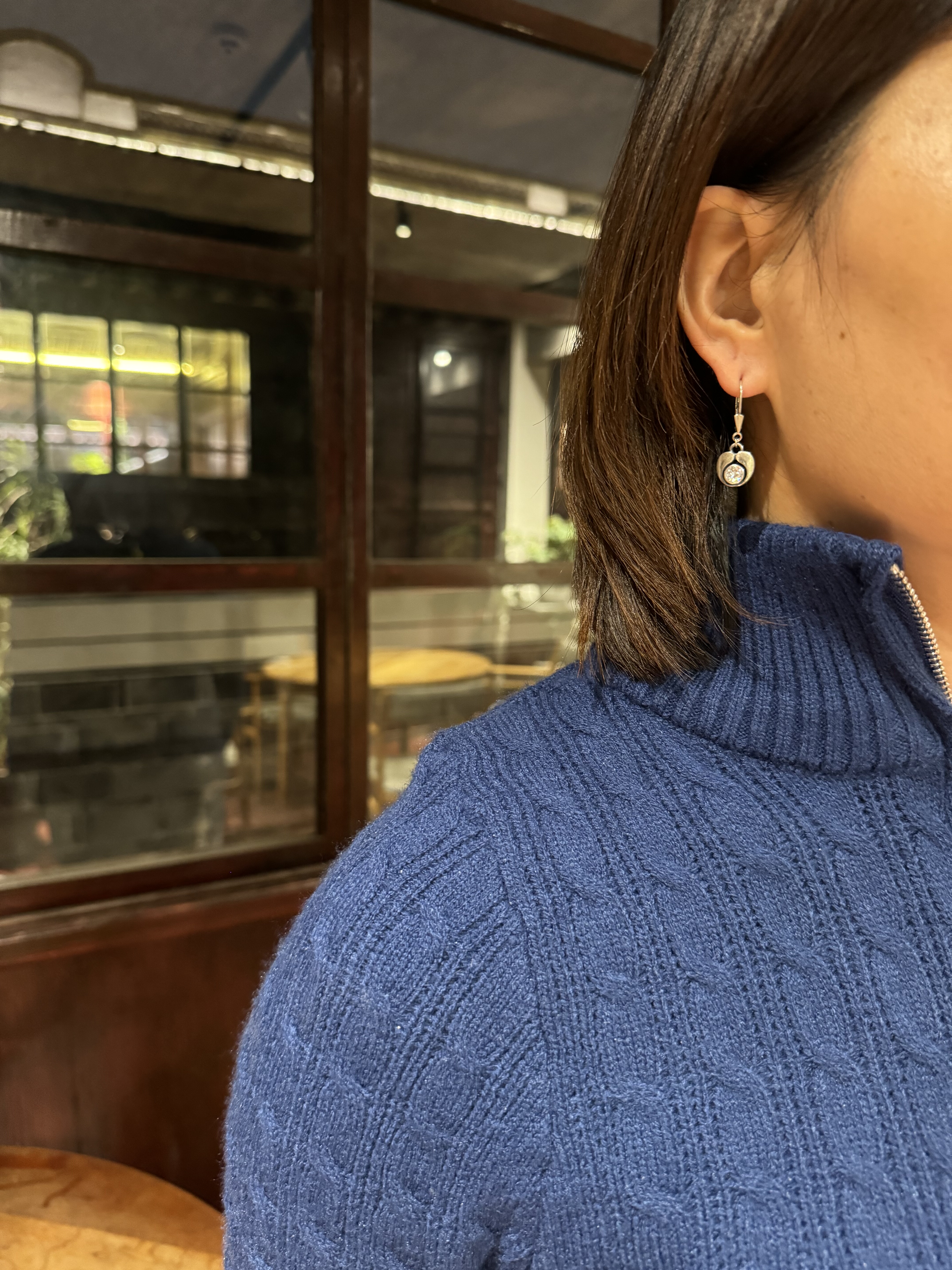 芬兰Karl Lain 通体925银耳环女高ji轻奢气质百搭耳钉耳饰北欧KL