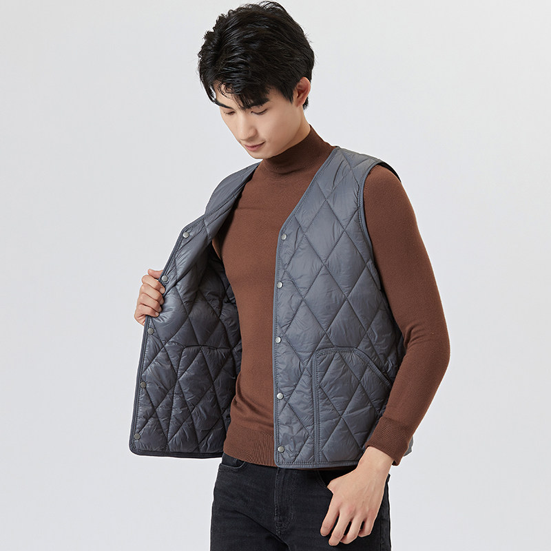 坎肩衫宣修身秋冬季单排扣