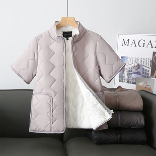 保暖棉衣男短款秋冬季内穿小棉袄羽绒棉内胆中老青年打底立领棉服